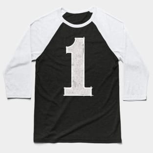 Number 1 - Simple Fun Baseball T-Shirt